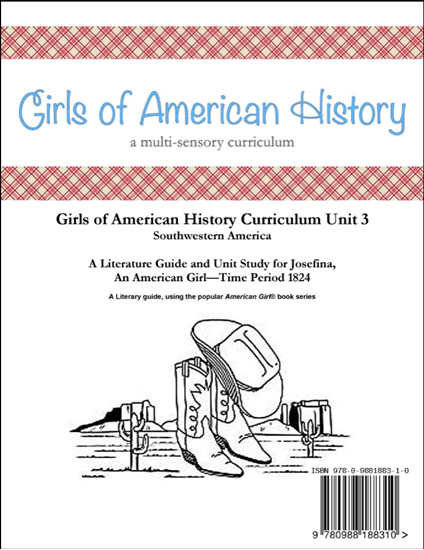 Picture of American Girl Curriculum - Girls of American History Unit 3 1824 South Western-Josefina® - Family License