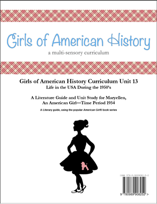 Picture of American Girl - Girls of American History Unit 13 1954 Life in the USA During the 1950's-Maryellen - Family License