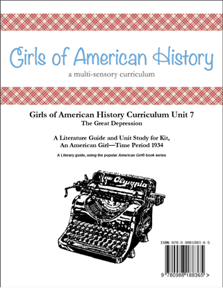 Picture of American Girl Curriculum - Girls of American History Unit 7 1934 The Great Depression-Kit® - Family License