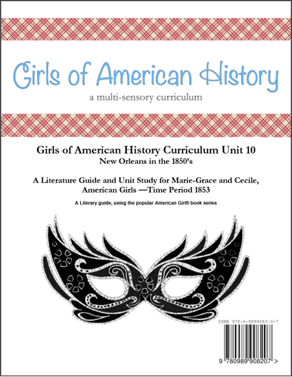 Picture of American Girl - Girls of American History Unit 10 1853 New Orleans in the 1850’s/Marie-Grace® and Cecile® - Family License