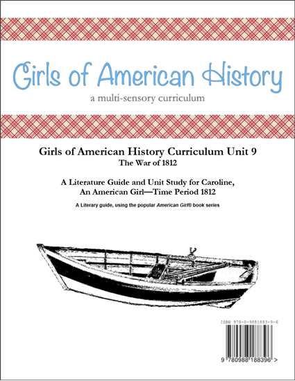 Picture of American Girl - Girls of American History Unit 9 1812 War of 1812-Caroline® - Family License