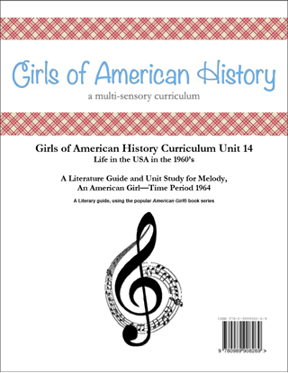 Picture of American Girl Curriculum - Girls of American History Unit 14 1964 Life in the USA in the 1960's-Melody - Family License