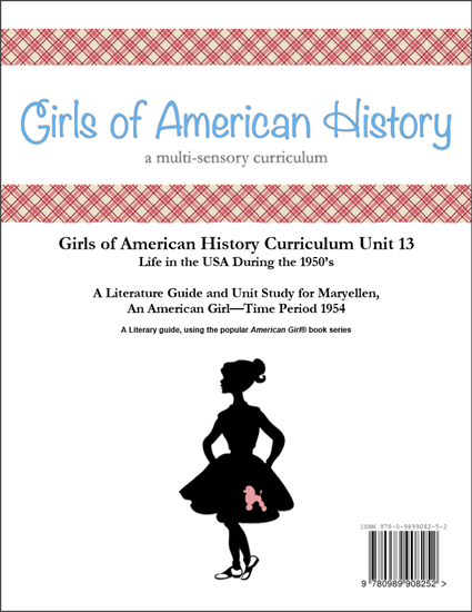 Picture of American Girl - Girls of American History Unit 13 1954 Life in the USA During the 1950's-Maryellen - Teacher License