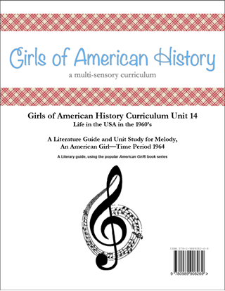 Picture of American Girl Curriculum - Girls of American History Unit 14 1964 Life in the USA in the 1960's-Melody® - Teacher License