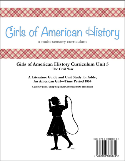 Picture of American Girl Curriculum - Girls of American History Unit 5 1864 Civil War-Addy® - Co-op/School License