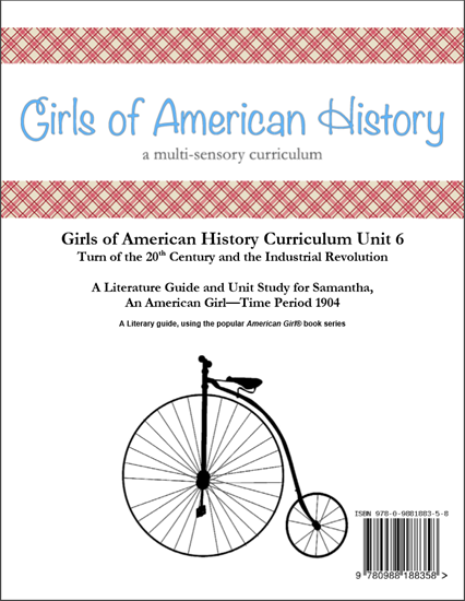 Picture of American Girl Curriculum - Girls of American History Unit 6 1904 Industrial Revolution-Samantha® - Co-op/School License