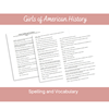 Picture of American Girl Curriculum - Girls of American History Unit 2 1774 American Revolution-Felicity® Family License