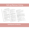Picture of American Girl Curriculum - Girls of American History Unit 3 1824 South Western-Josefina® - Family License
